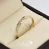 Alianza de boda en oro 14k con diamantes adiam-020