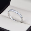 Alianza de boda en oro 14k con diamantes adiam-019
