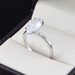 Anillo de compromiso en plata 925 ABPS-024