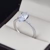 Anillo de compromiso en plata 925 ABPS-031