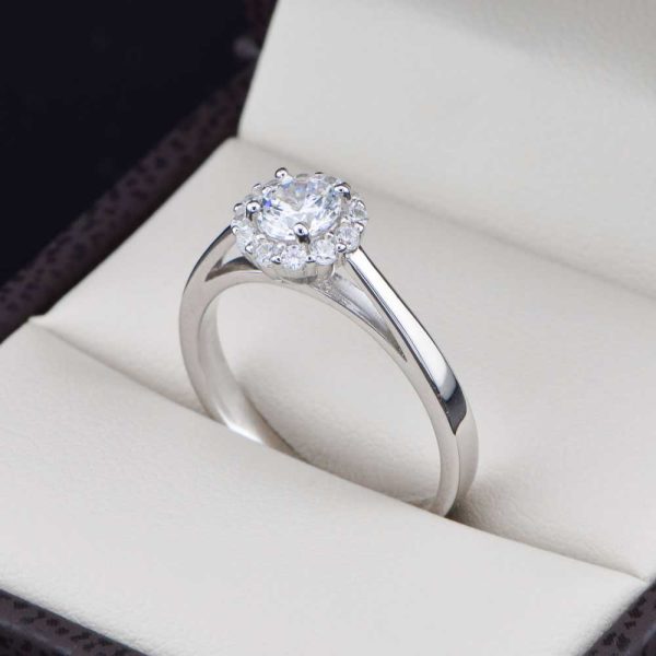 Anillo de compromiso en plata 925 ABPS-035
