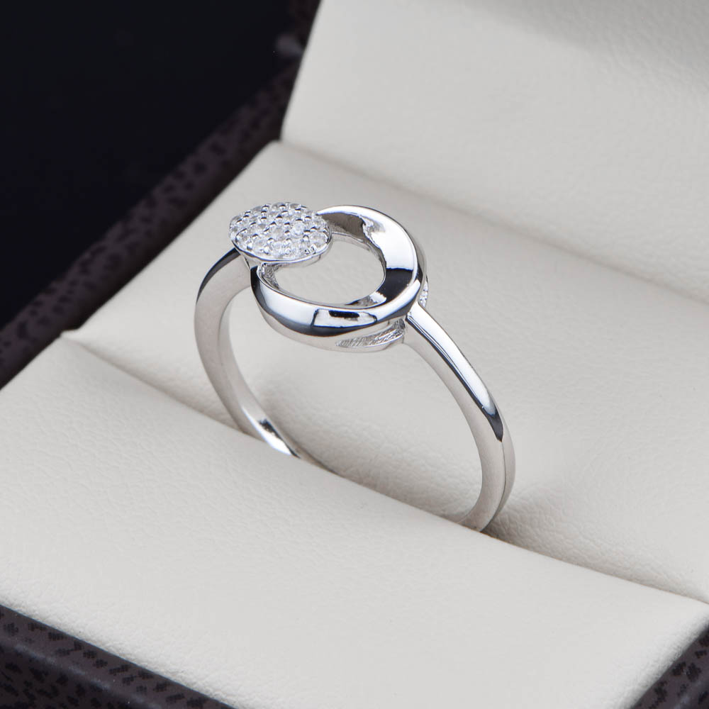 Anillo de compromiso en plata 925 ABPS-038