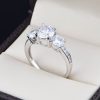 Anillo de compromiso en plata 925 ABPS-043