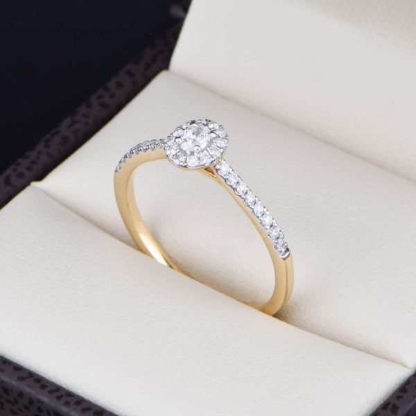 Anillo de compromiso oro 14k con diamantes sdiam-011