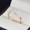Anillo de compromiso oro 14k con diamantes sdiam-019