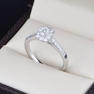 Anillo de compromiso oro 14k con diamantes sdiam-020