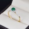 Anillo de compromiso oro 14k con diamantes sdiam-041