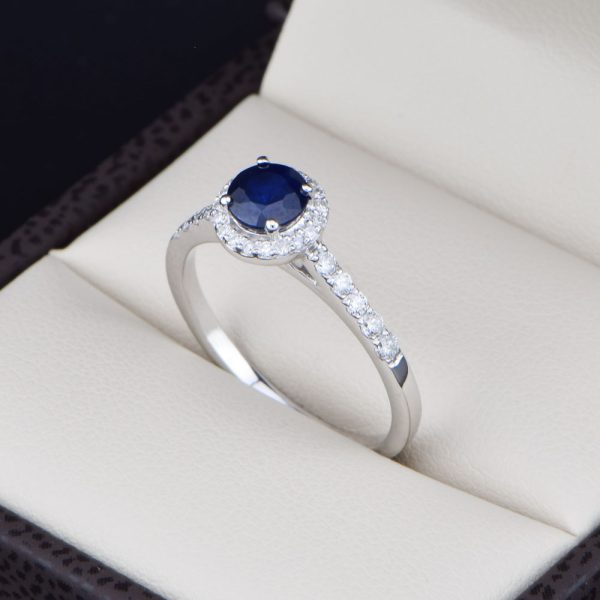 Anillo de compromiso oro 14k con diamantes sdiam-043