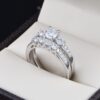 Duo de boda en plata 925 abpd-006