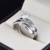 Duo de boda en plata 925 abpd-012