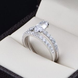 Duo de boda en plata 925 abpd-015