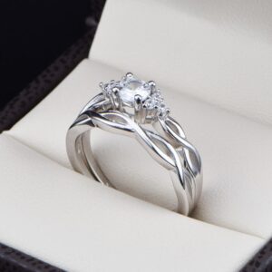 Duo de boda en plata 925 abpd-030
