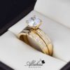 Duo de boda oro 14k Joyeria Alahas DO-015