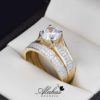 Duo de boda oro 14k Joyeria Alahas DO-034