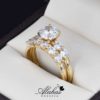 Duo de boda oro 14k Joyeria Alahas DO-039