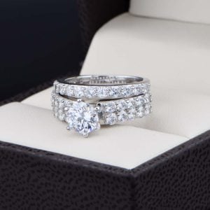 Duo de boda en plata 925 abpd-018