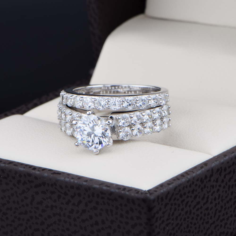 Duo de boda en plata 925 abpd-018