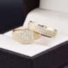 Duo de boda en oro 14k Joyeria Alahas DO-002
