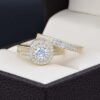 Duo de boda oro 14k Joyeria Alahas DO-012