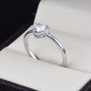 Anillo de compromiso en plata 925 ABPS-032