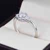 Anillo de compromiso en plata 925 ABPS-051