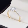 Anillo de compromiso oro 14k con diamantes sdiam-001