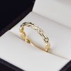 Anillo de oro 14k con zirconias ANO-001
