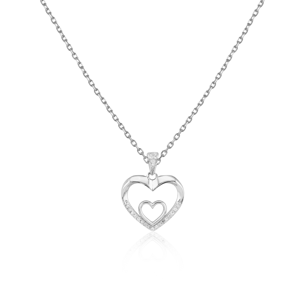 Cadena con dije plata 925 para dama Joyeria Alahas CDPM-030