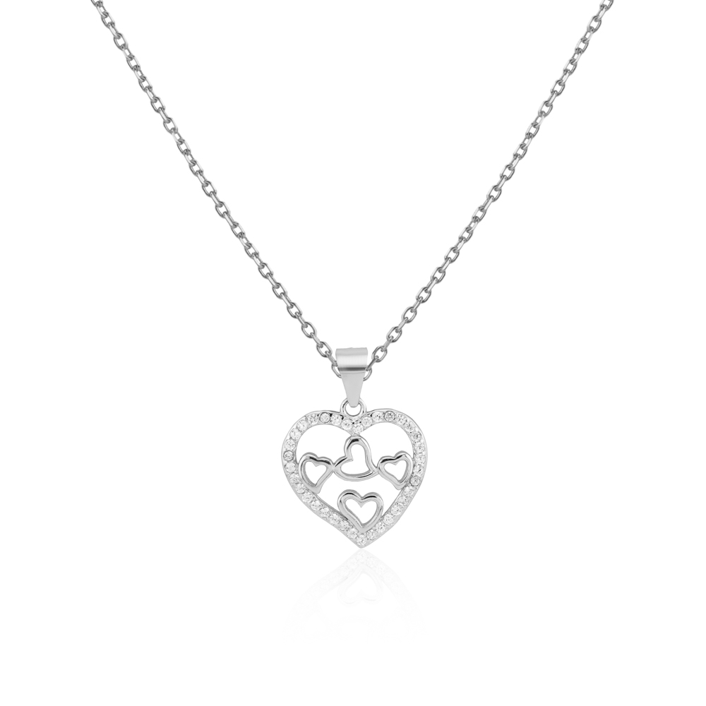 Cadena con dije plata 925 para dama Joyeria Alahas CDPM-033