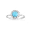 Anillo de Plata 925 con Larimar Joyeria Alahas anpl-005