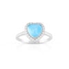 Anillo de Plata 925 con Larimar Joyeria Alahas anpl-006