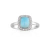 Anillo de Plata 925 con Larimar Joyeria Alahas anpl-007