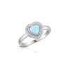 Anillo de Plata 925 con Larimar Joyeria Alahas anpl-008