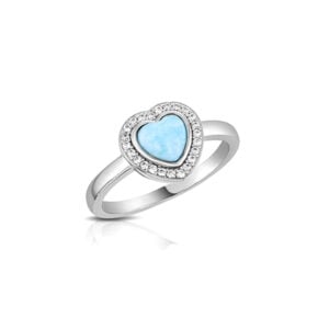 Anillo de Plata 925 con Larimar Joyeria Alahas anpl-008