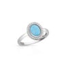 Anillo de Plata 925 con Larimar Joyeria Alahas anpl-009