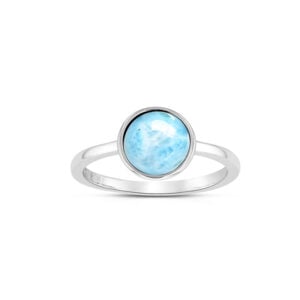 Anillo de Plata 925 con Larimar Joyeria Alahas anpl-010