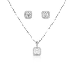 Set en plata 925 con zirconias SP-002
