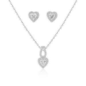 Set en plata 925 con zirconias SP-004