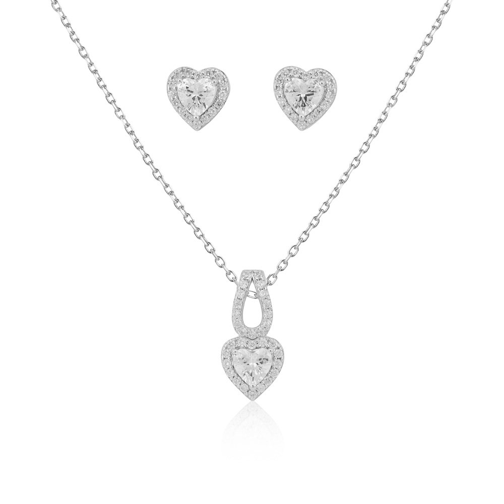 Set en plata 925 con zirconias SP-004