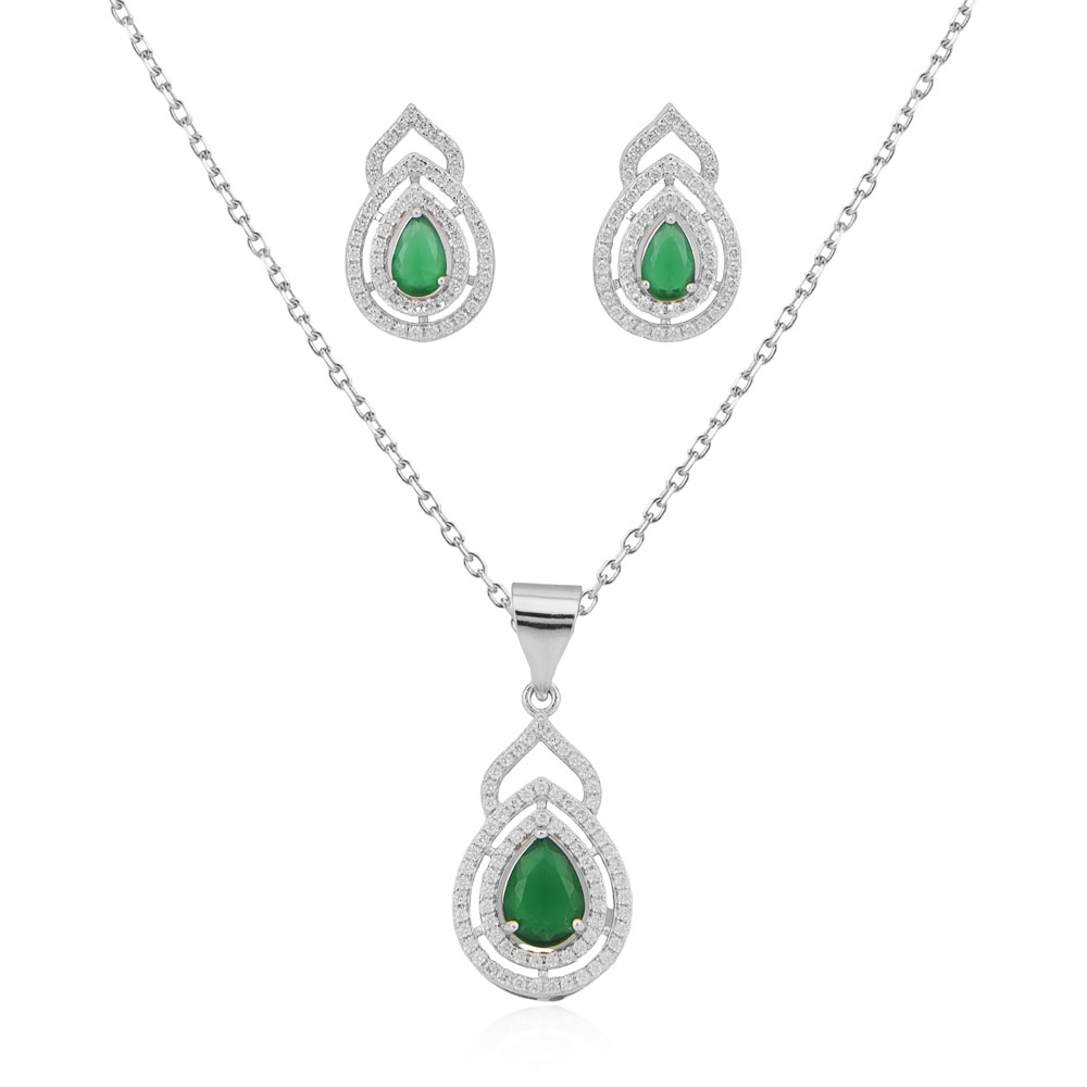 Set en plata 925 con zirconias SP-005