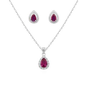 Set en plata 925 con zirconias SP-007