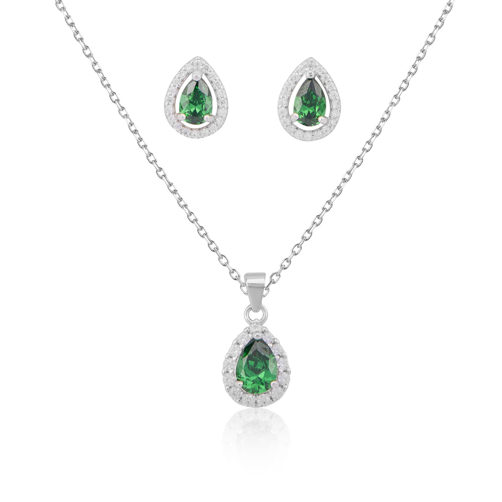 Set en plata 925 con zirconias SP-010
