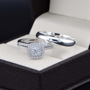 Trio de boda Plata 925 abpt-022