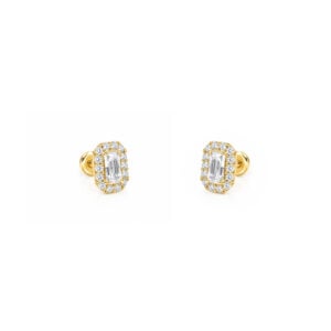 Dormilona en oro 14k con rosca para bebe DOR-036
