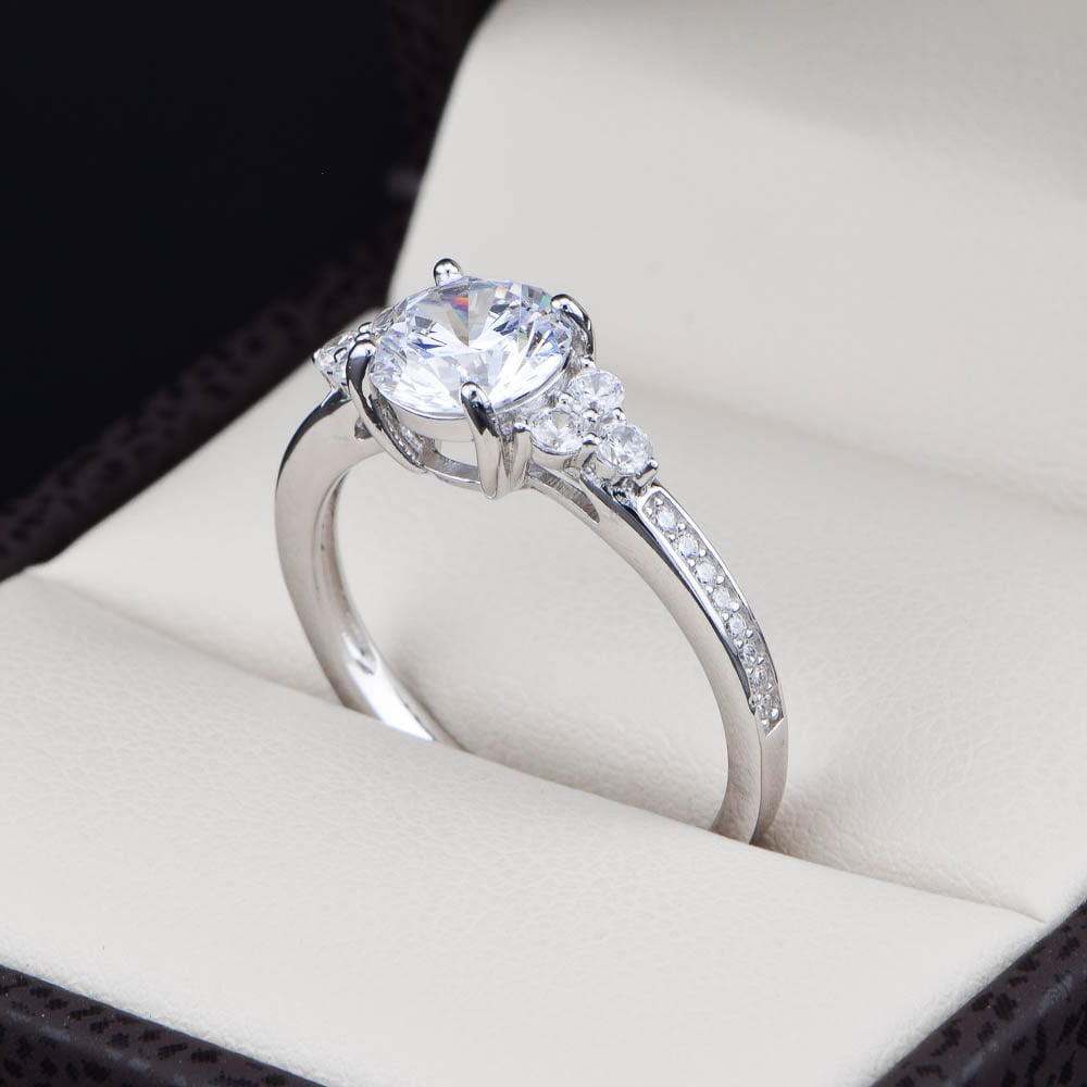 Anillo de compromiso Plata 925 abps-055
