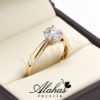 Anillo de compromiso Oro 14k con diamantes sdiam-057