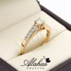 Anillo de compromiso oro 14k con diamantes sdiam-061