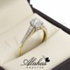 Anillo de compromiso Oro 14k diamantes sdiam-069