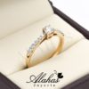 Anillo de compromiso Oro 14k con diamantes SDIAM-070