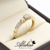 Anillo de compromiso Oro 14k con diamantes sdiam-071